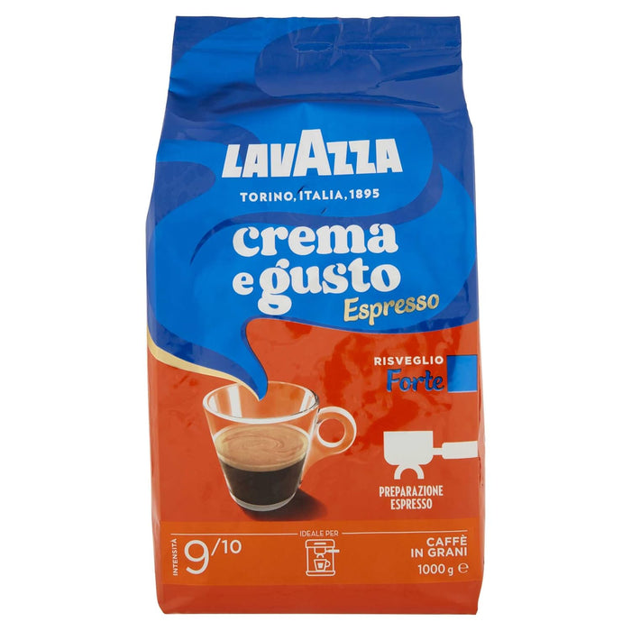 LavAzza Crema e Gusto Coffee Gusto Forte Beans, 2.2 LB | 1000g