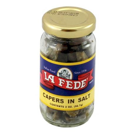 La Fede Capers in Salt, 5 oz Jar