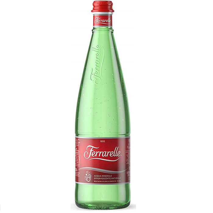 Ferrarelle Italian Sparkling Water, 25.4 Fl Oz | 750 ml Glass