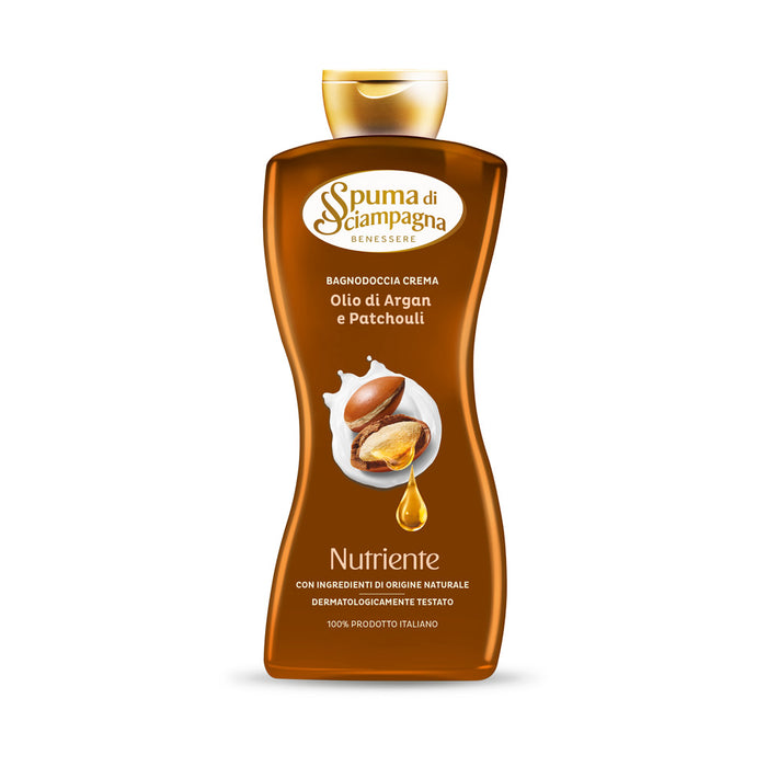 Spuma di Sciampagna Bodywash, Nourishing Cream Argan Oil and Patchouli, 650ml