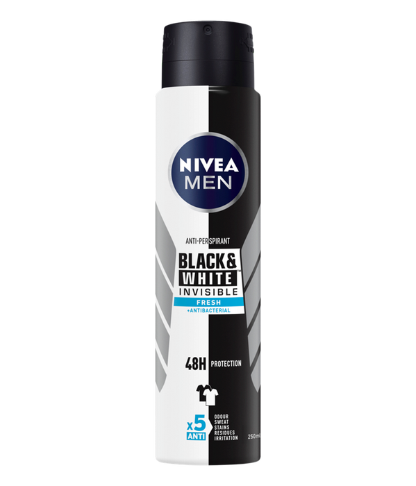 Nivea Men Black & White Invisible Fresh, 48H Protection, 150ml