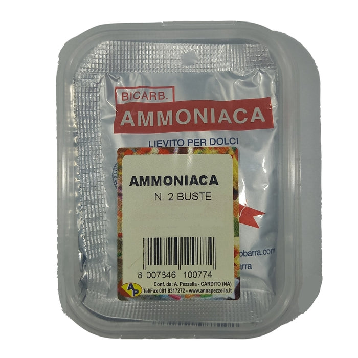 Ammonia For Sweets, Ammoniaca Per Dolci e Biscotti, 2 pk, 40g