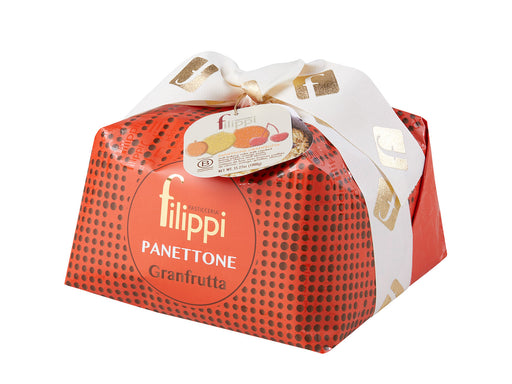 Filippi Panettone GranFrutta, Orange Lemon Apricot and Cherries, 35.27 oz | 1kg