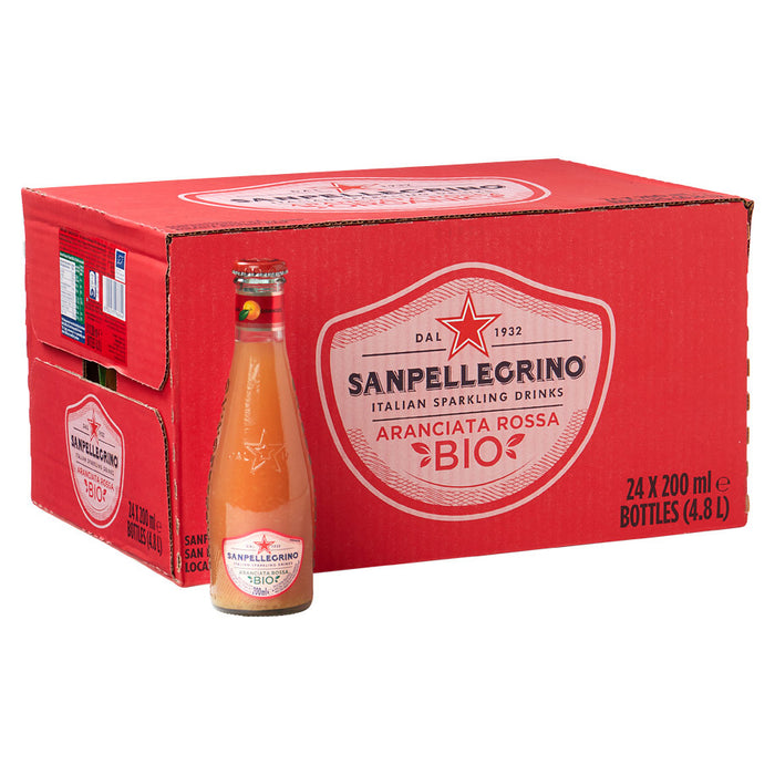 San Pellegrino Aranciata Rossa Organic Glass Bottle