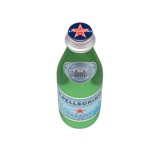 San Pellegrino Sparkling Mineral Water, 8.45 fl oz, Glass