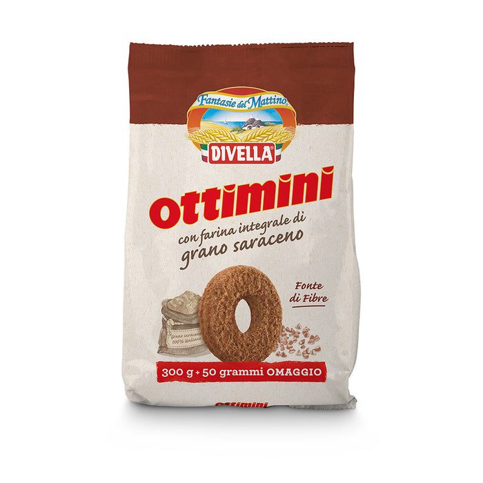 Divella Ottimini Cookies, Buckwheat Flour, 10.5 oz | 350g
