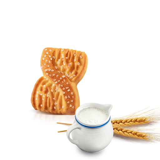 Balocco Zuppole Biscuits, Milk & Sugar Grains Cookies, 12.3 oz | 350g