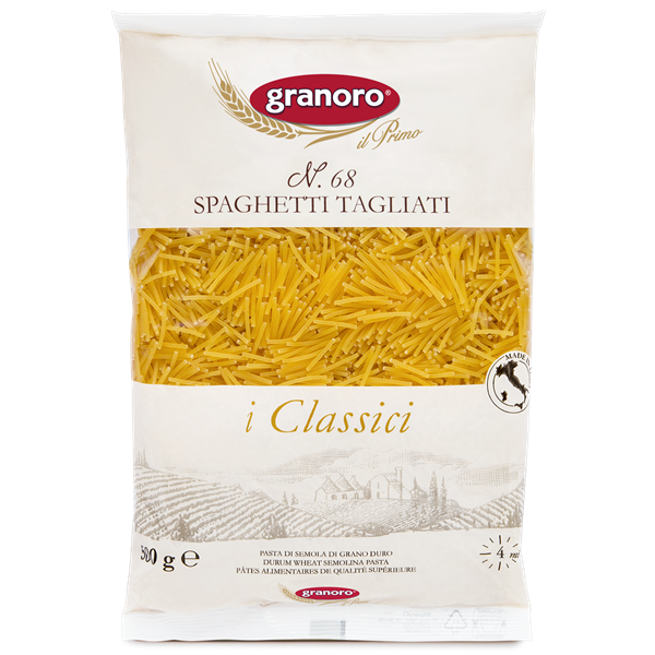 Granoro Spaghetti Tagliati Pasta, #68, 1.1lb