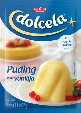 Podravka Dolcela Vanilla Pudding mix, 4 Servings, 1.3 oz | 37g