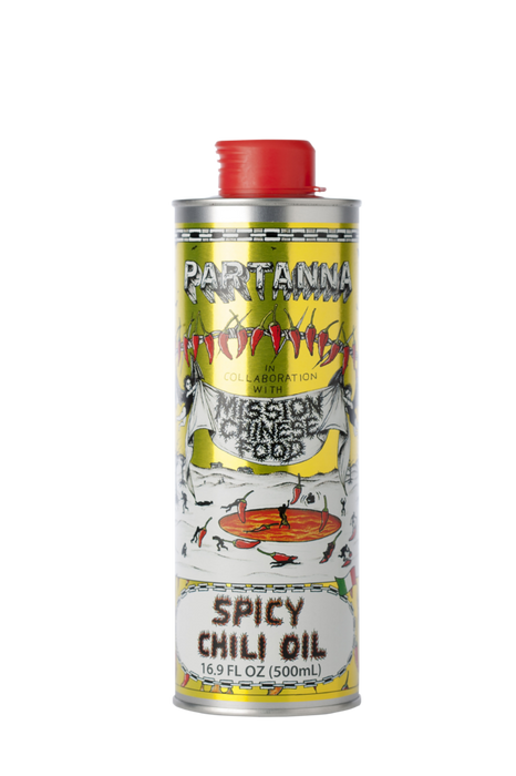 Partanna Spicy Chili Olive Oil, 16.9 FL oz | 500 ML