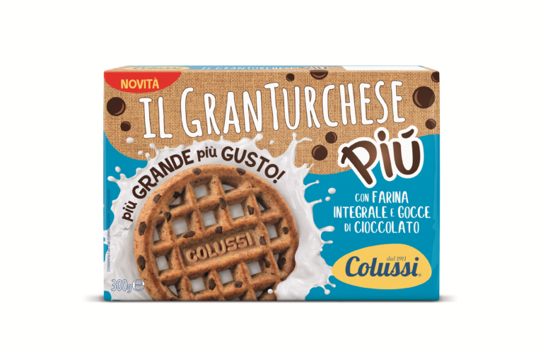 Colussi Gran Turchese Piu Cookies with Chocolate Chips, 10.58 oz | 300g