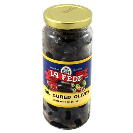 La Fede Oil Cured Olives, 8 oz