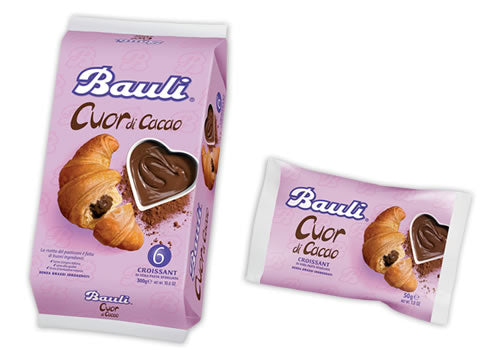 Bauli Chocolate Cocoa (Cacao) Croissant, 10.58 oz