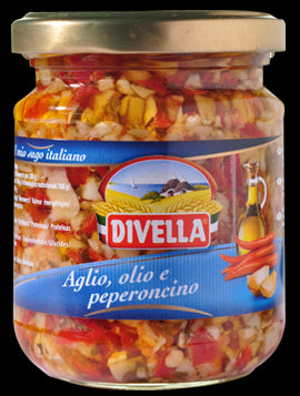 Divella Aglio, Olio e Peperoncino, 190g Jar
