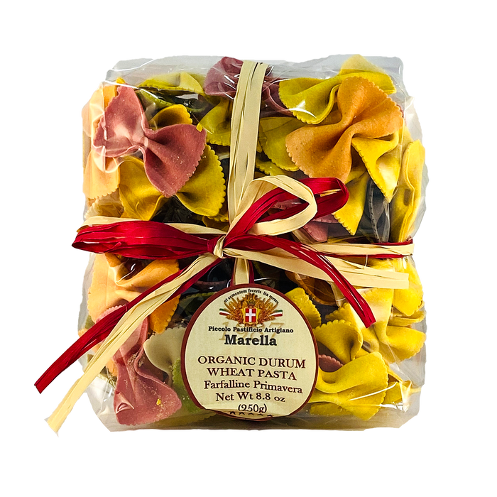 Marella Farfalline Primavera, Bowties Organic Pasta from Italy, 8.8 oz