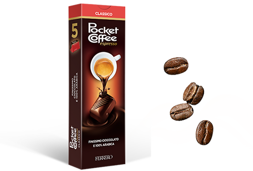 Ferrero Pocket Coffee Espresso, 5 piece 62.5g