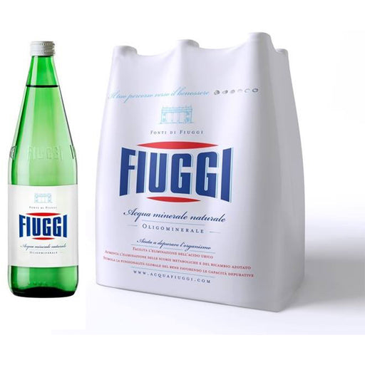 Fiuggi Natural Mineral Water FULL Case 6 x 1 Liter Bottle