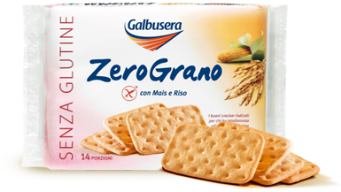 Galbusera Gluten Free ZeroGrano Crackers, 198g