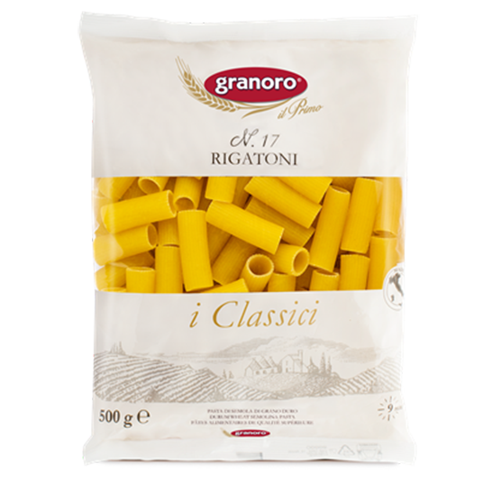 Granoro Rigatoni Pasta, #18, 1 lb