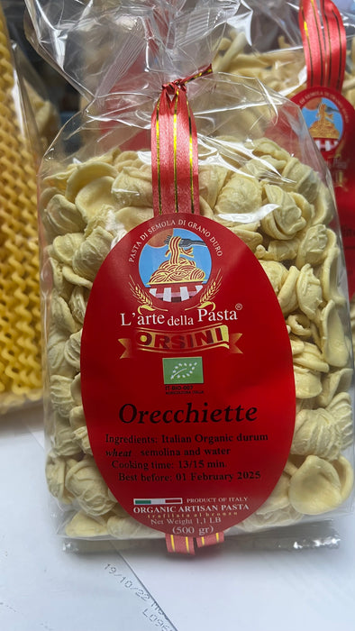 Orsini Organic Orecchiette Pasta, 1.1 lb | 500g