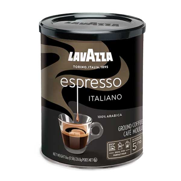 LavAzza Caffe Espresso, Ground Coffee, 8.8 oz Can