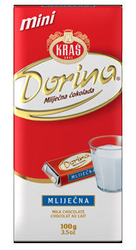 Kras Dorina Milk Chocolate Bar, 80g