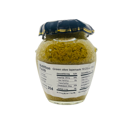 La Cerignola di Una Volta Green Olive Spread with Olive Oil, 10.23 oz | 290g