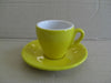 Nuova Point - Milano Espresso Cups and Saucers, Yellow, Set of 6