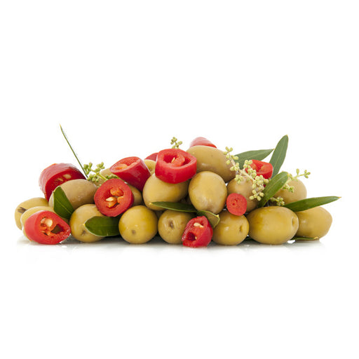 Morabito Peasant-Style Green Olives, Olive Verdi Caserecce, 5 lb 8 oz | 2500g