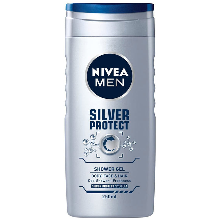 Nivea Men Shower Gel, Silver Protect 8.5 oz | 250ml