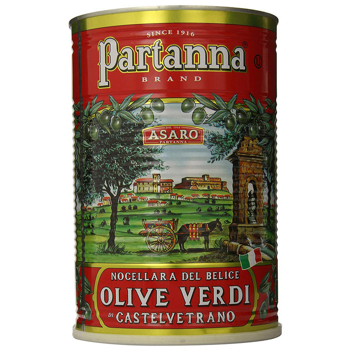 Partanna Castelvetrano Green Olives, 5.5 lb