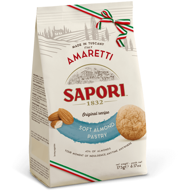 Sapori Soft Almond Pastry Amaretti, 6.17 oz | 175g