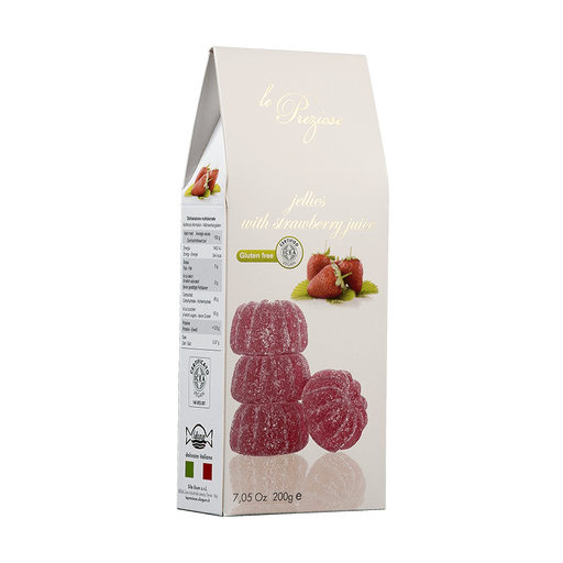 Le Preziose Jellies with Strawberry Juice, 7.05 oz | 200g