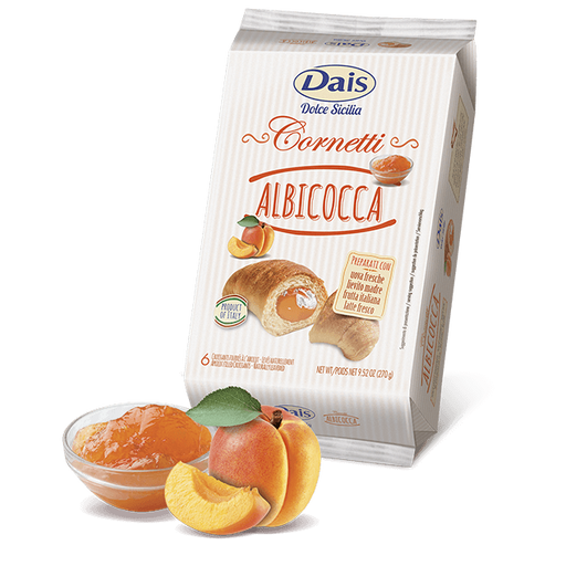 Dais Croissant with Apricot Filling, 6 Pack, 9.52 oz | 270g