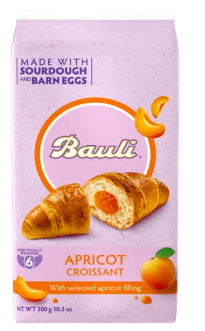 Bauli Croissant Apricot, 10.5 oz