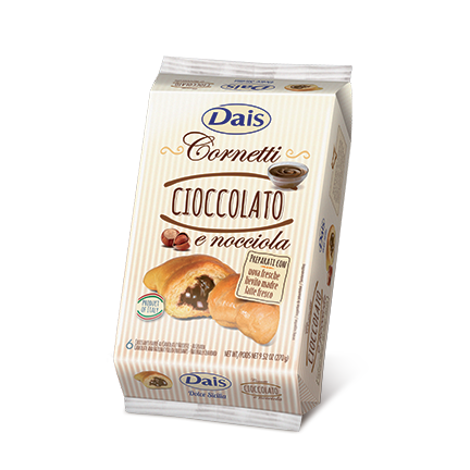 Dais Croissant with Chocolate Cream Filling, 6 Pack, 9.52 oz | 270g