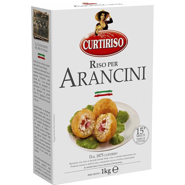 Curtiriso Rice for Riceballs, Riso Per Arancini, 1kg