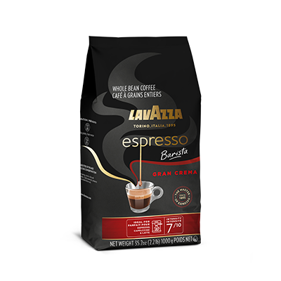 LavAzza Espresso Barista Gran Crema Coffee Beans, 2.2 LB Bag