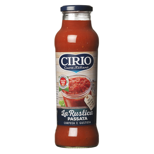 Cirio Crushed Tomatoes, Passata Rustica, 24 oz | 690g
