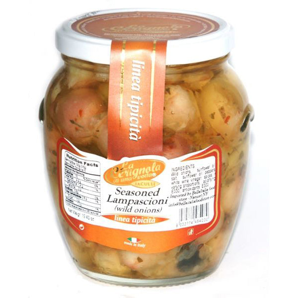 La Cerignola di una volta - Lampascioni of Puglia, Wild Onions in oil, 19.40 oz | 580g