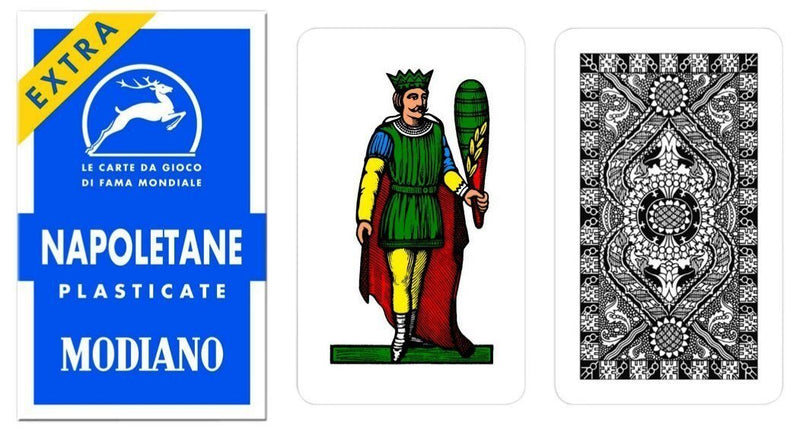 Modiano Napoletane Blue Playing Card 97 / 31