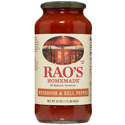Rao's Mushroom and Bell Pepper Sauce, 24 oz Jar