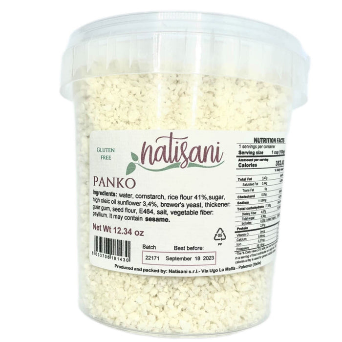 Natisani Gluten-Free Panko Bread Crumbs, 10.58 oz