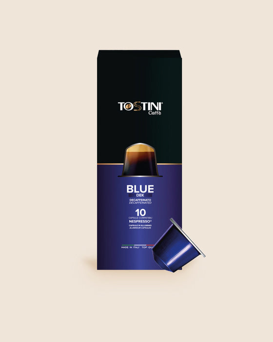 Tostini Nespresso® Blue Dek Capsules Aluminum
