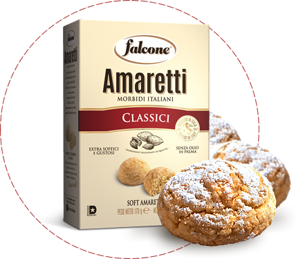 Falcone Classic Soft Amaretti With Almonds, 5.9 oz
