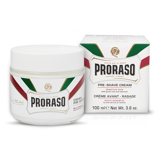 Proraso Pre-Shave Cream, Sensitive Skin, 3.6 oz. | 100ml
