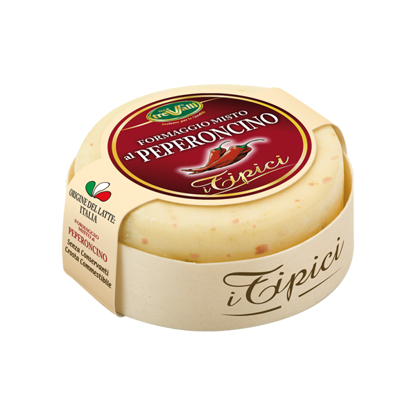 TreValli Cheese with Chili Peppers, 6.3 oz | 180g