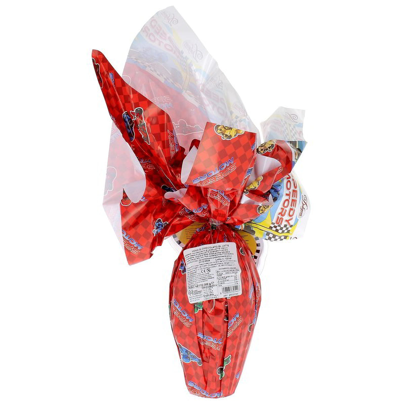 Dolgam Speedy Motors, Milk Chocolate Egg, 10 oz | 300g