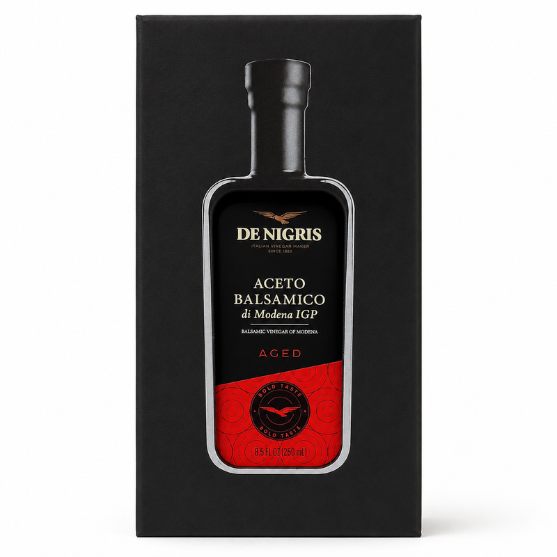De Nigris Excellence Line Red Eagle Balsamic Vinegar of Modena IGP – Bold Flavor – 8.5 fl oz (250ml)