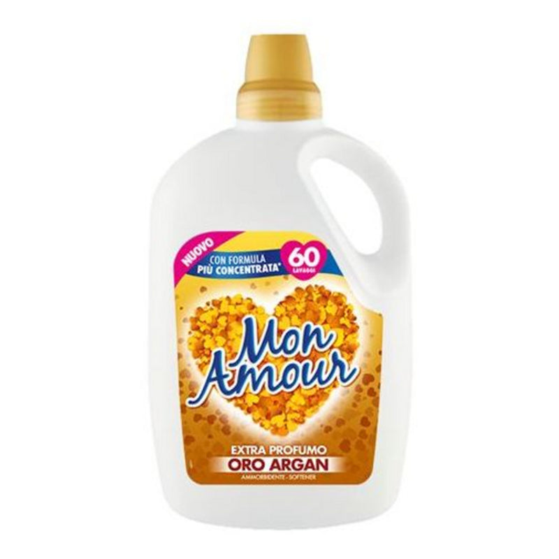 Mon Amour Concentrated Fabric Softener Oro Argan, 60 Washes, 3 Liters